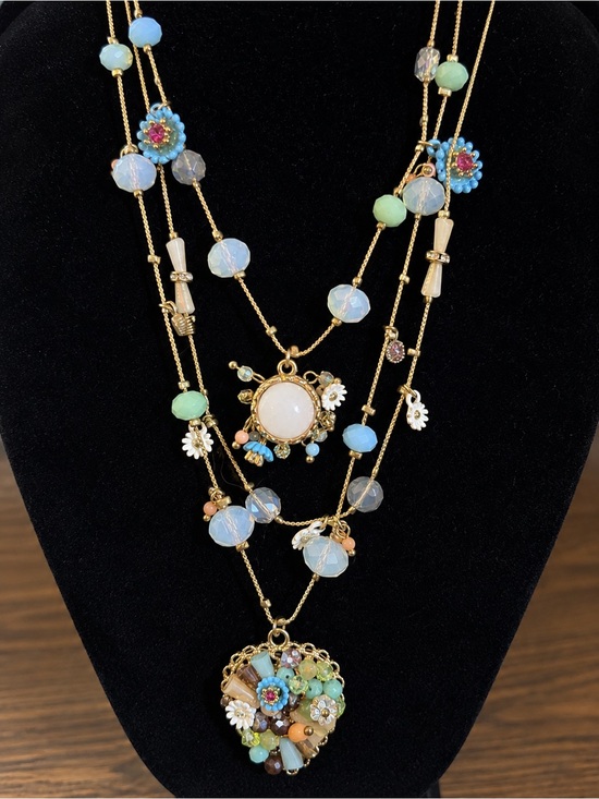 Betsey Johnson Jewelry - Betsy Johnson beautiful multi strand boho necklace